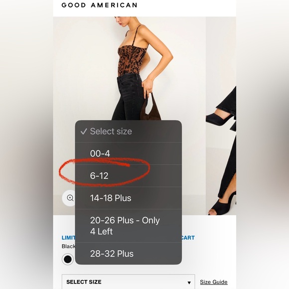 GOOD AMERICAN - ALWAYS FITS GOOD LEGS SKINNY JEANS - Picture 7 of 13